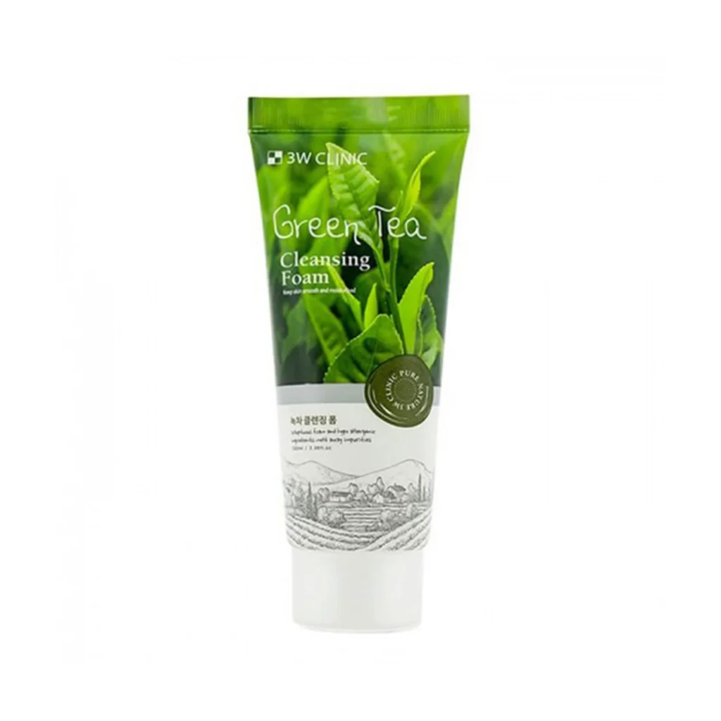 3W Clinic Green Tea Cleansing Foam