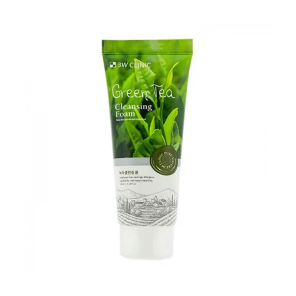 3W Clinic Green Tea Cleansing Foam